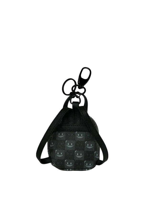 Kids Sharks in Paris Bubbly Check Keychain