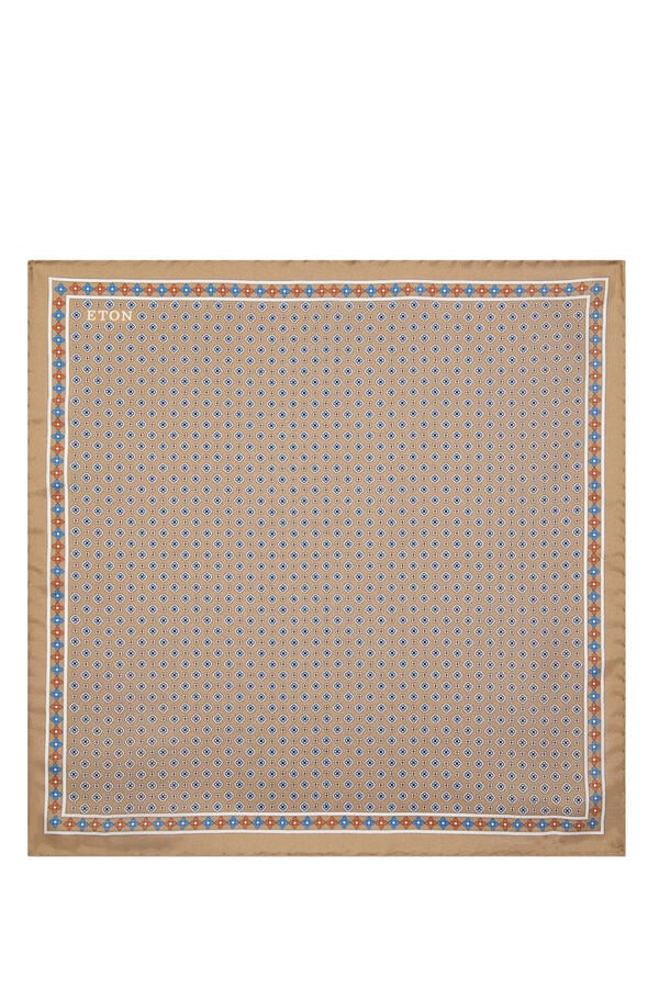 Floral Silk Twill Pocket Square