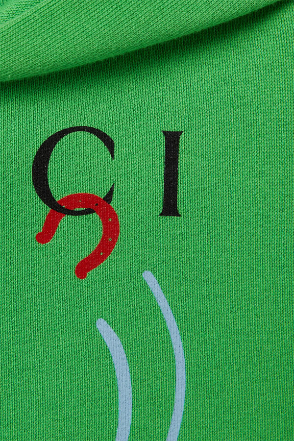 Kids  Felted Cotton Sweatshirt