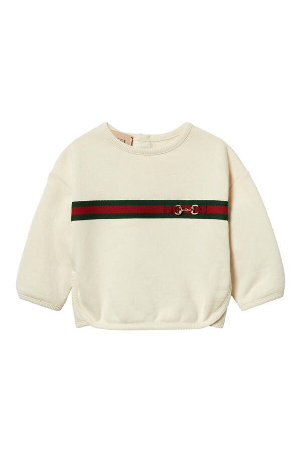 Kids Cotton Sweatshirt with Web