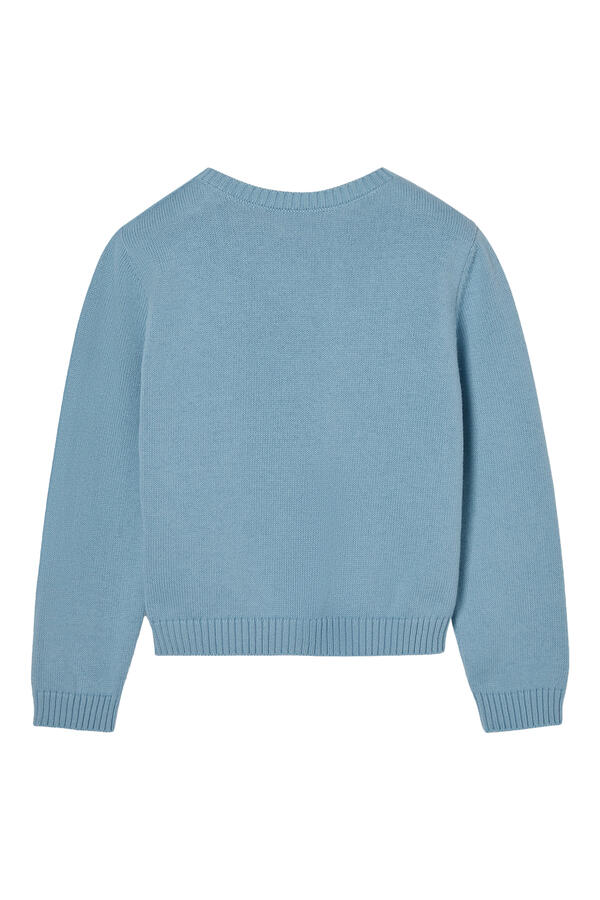 Kids Characters Embroidery Sweater