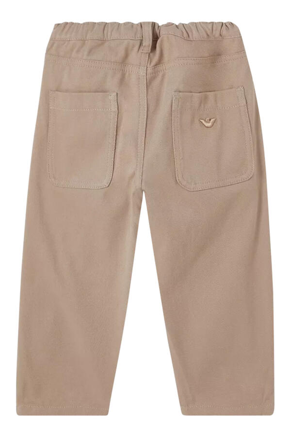 Kids Micro Eagle Logo Denim Pants