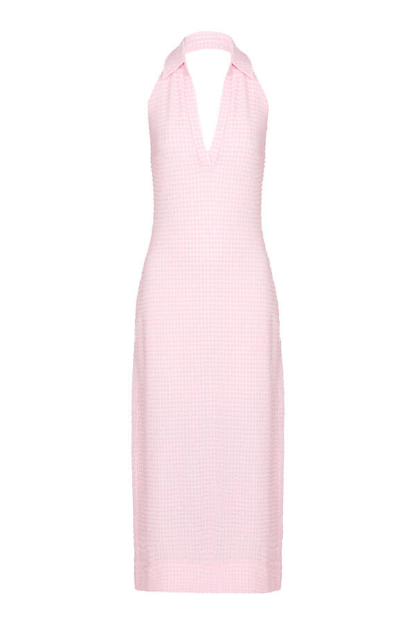 Clairmont Halter Midi Dress 