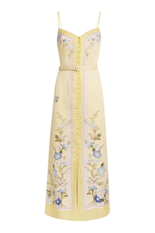  Floral Midi Dress