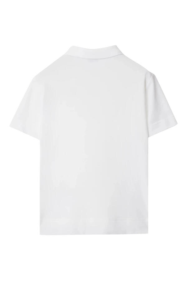 Kids EKD Check Cotton Polo Shirt 