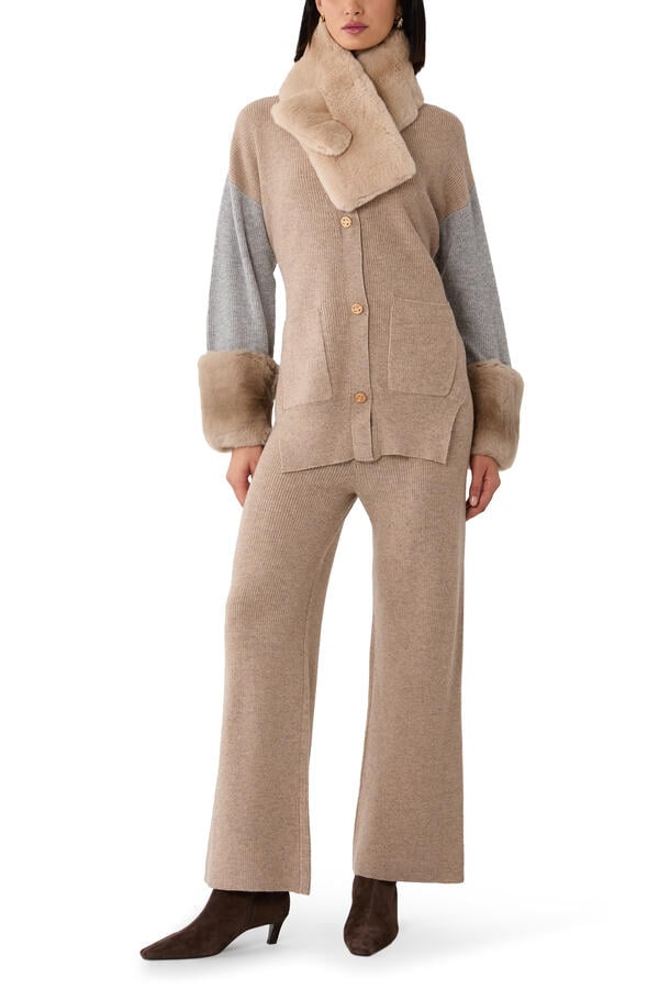 Tie Detail Cuff Cardigan