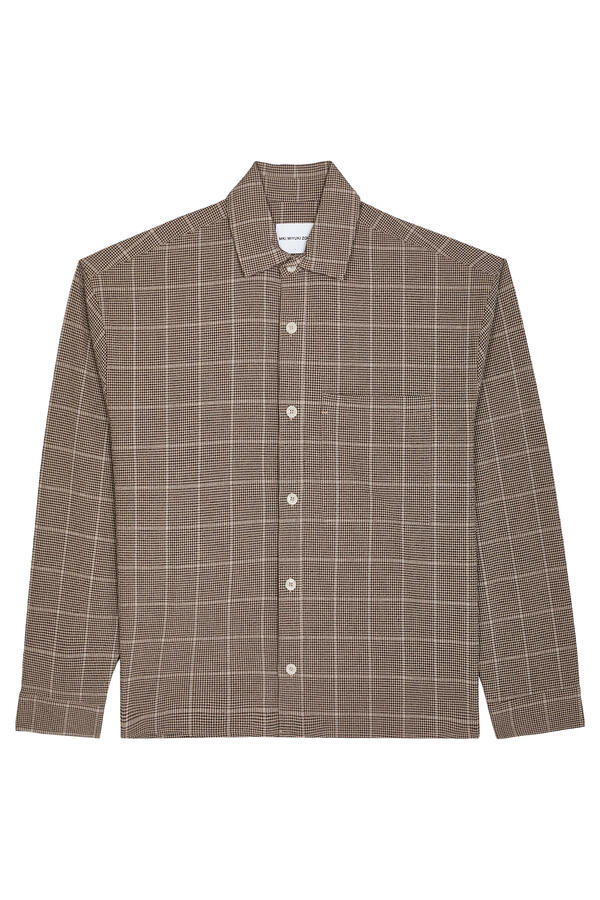 Mki Seersucker Check Box Dress Shirt