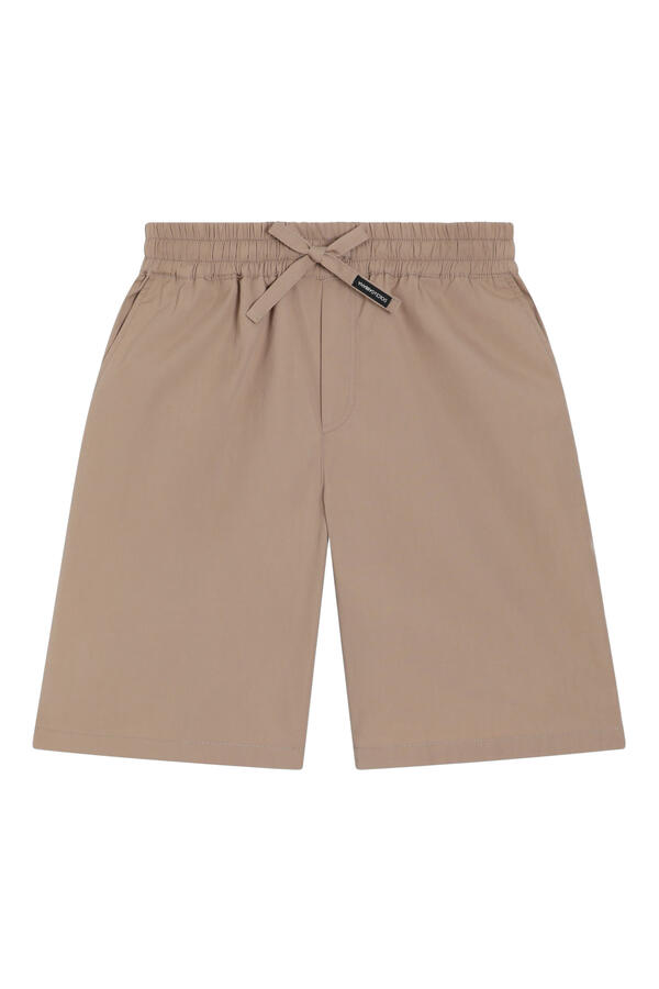 Kids Poplin Bermuda Shorts with DG Patch