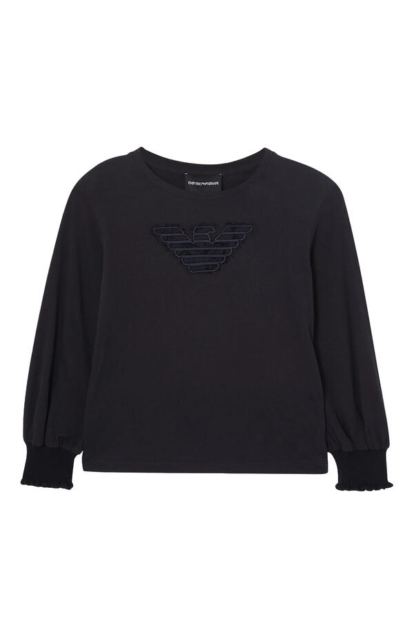 Kids Embroidered Logo T-Shirt