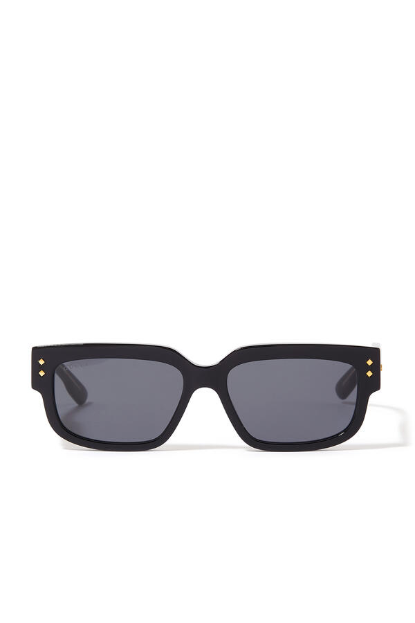 Rectangular Acetate Sunglasses