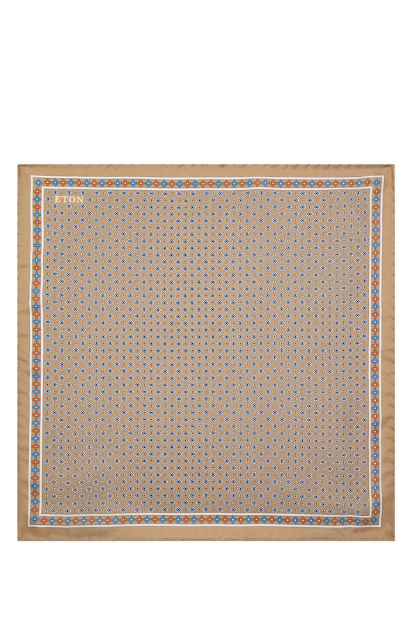 Floral Silk Twill Pocket Square