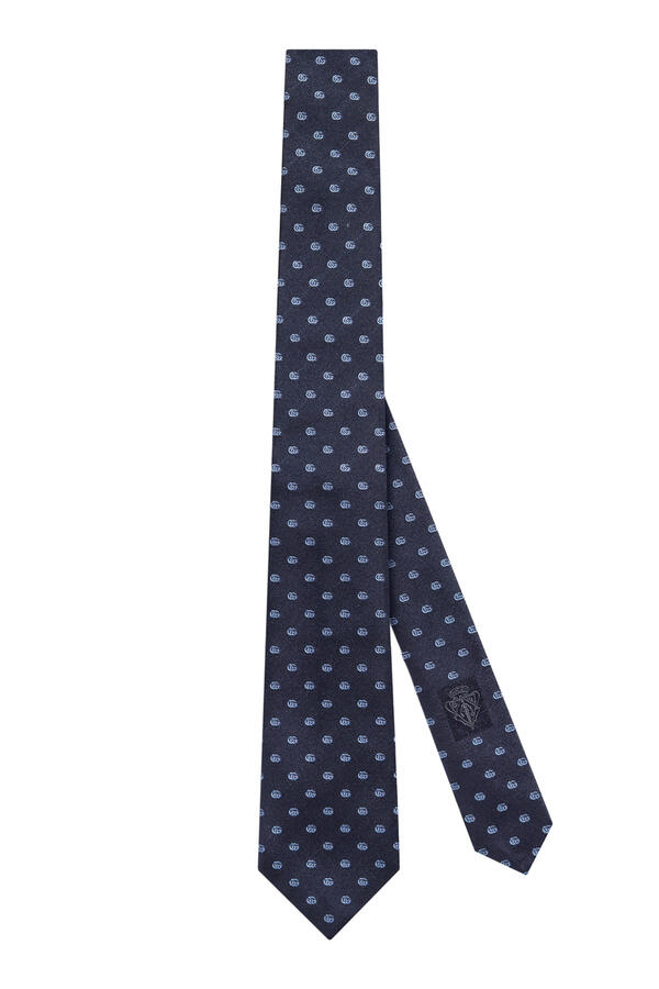 Double G Silk Jacquard Tie