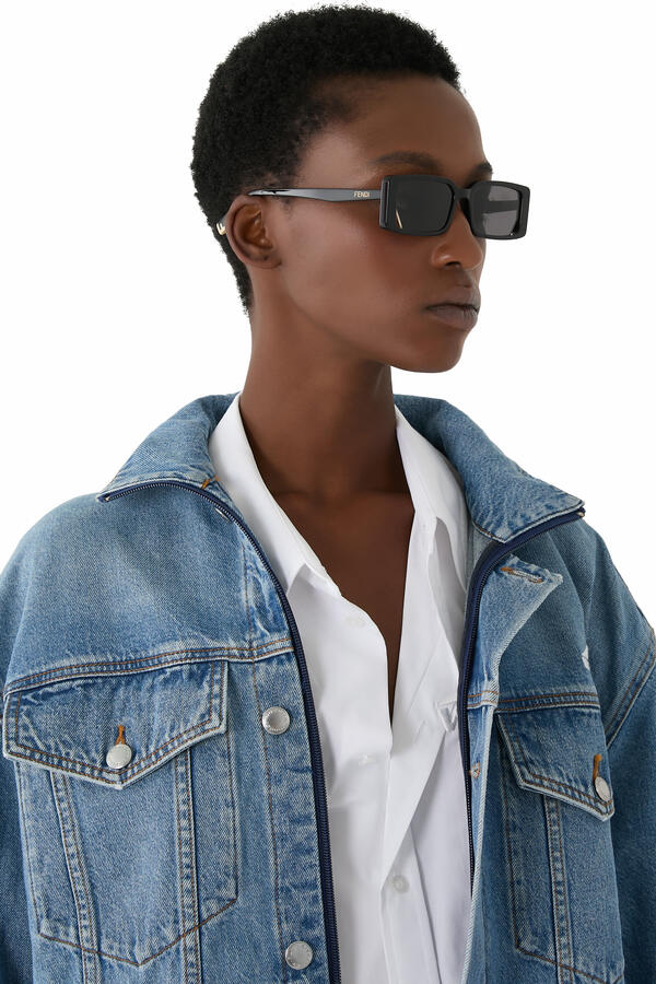 Fendi Way Rectangle Sunglasses