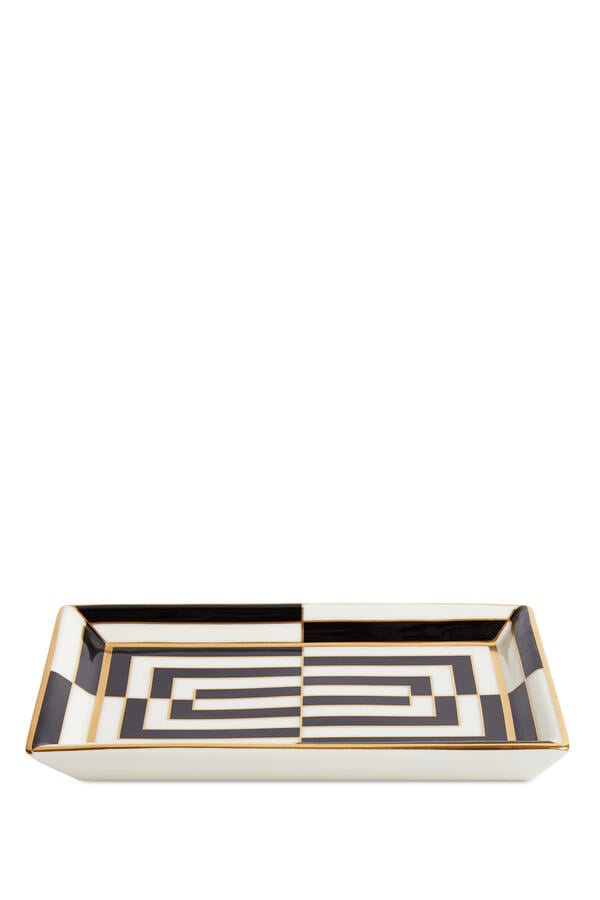 Op Art Rectangle Tray