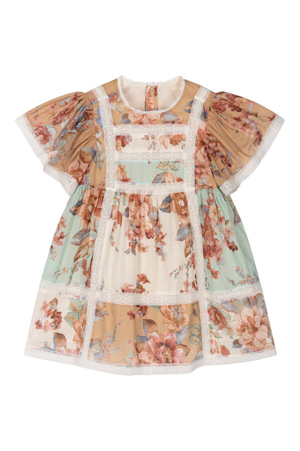 Kids Awaken Spliced Trim Dress