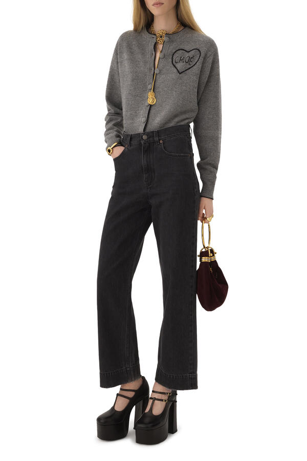 High-Rise Cropped Jeans