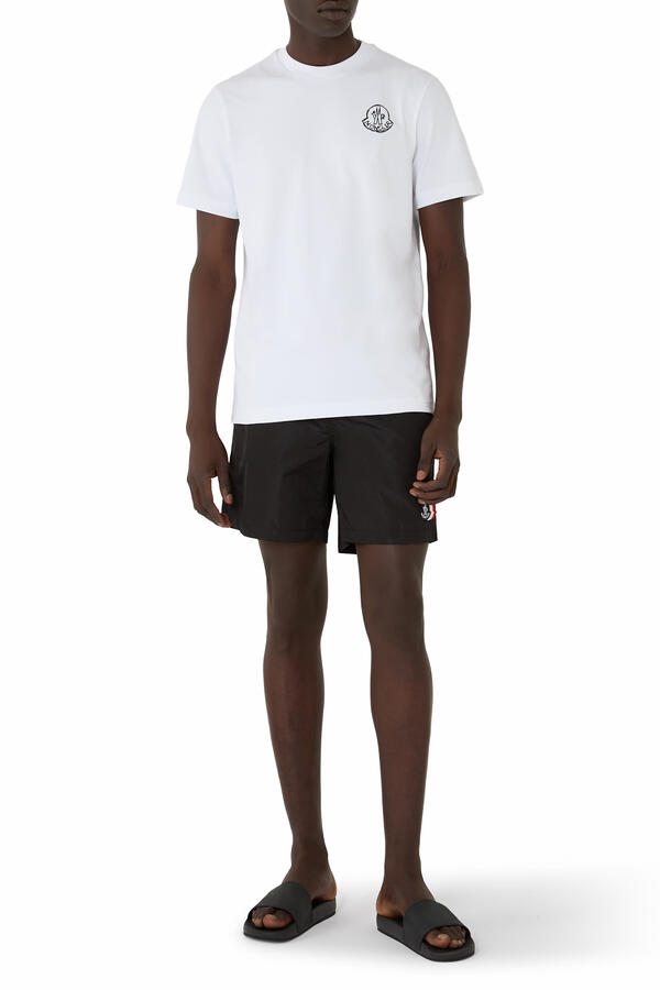 Logo Patch Swim Shorts