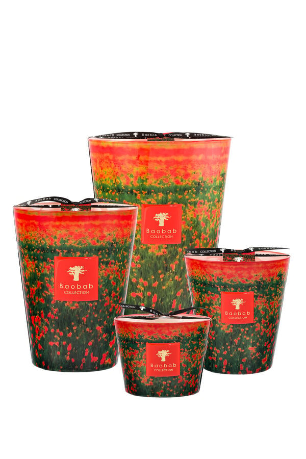  Arty Flowers Poppies Scented Candle