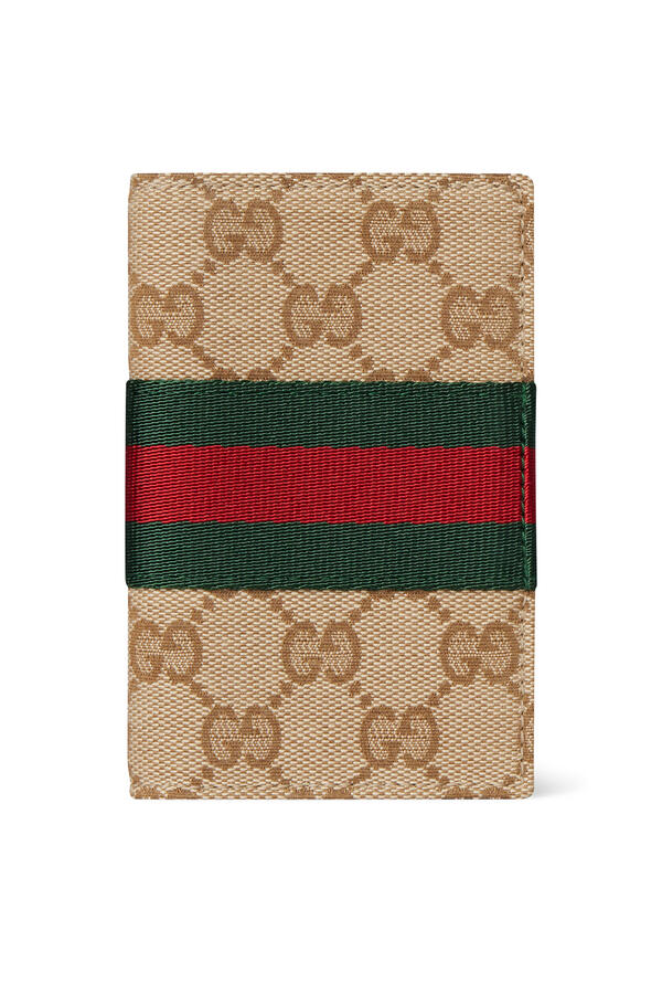  GG Card Case with Web 