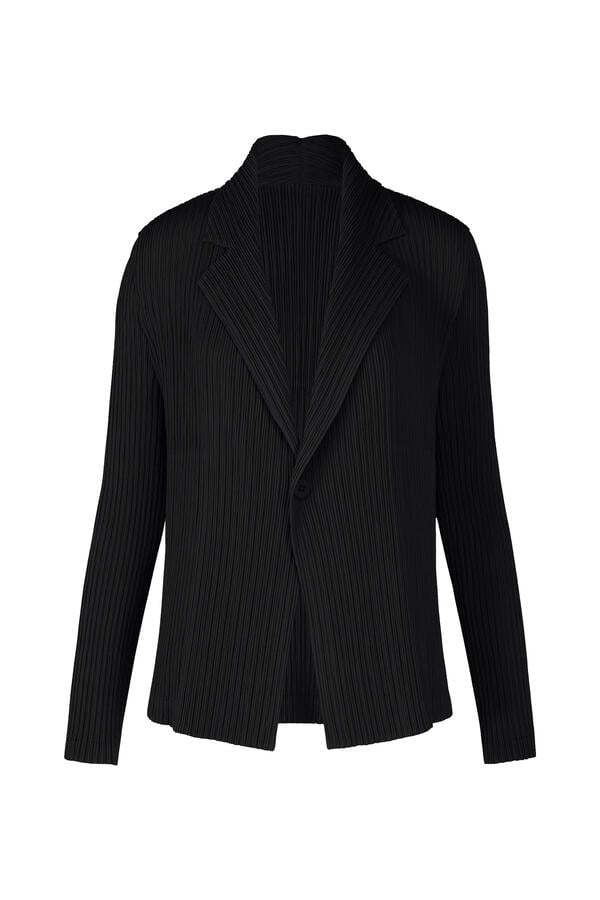 Hatching Pleats Jacket