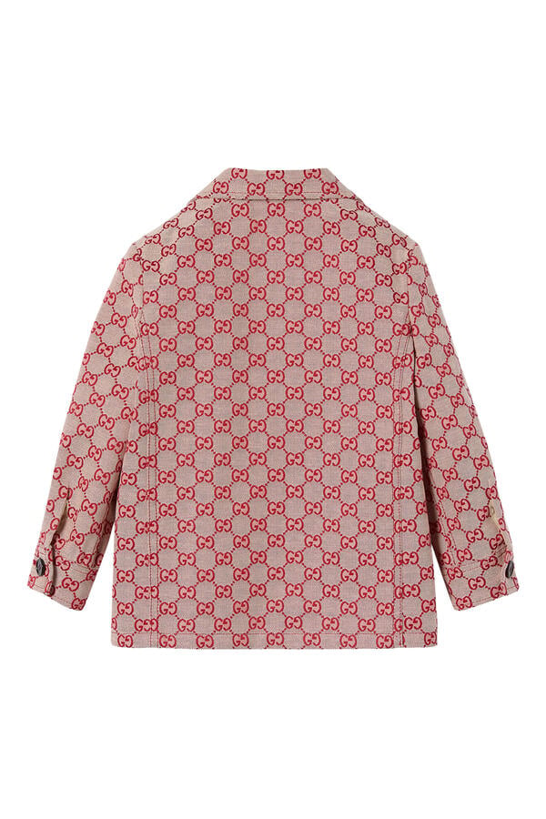 Kids GG Notch Collar Jacket