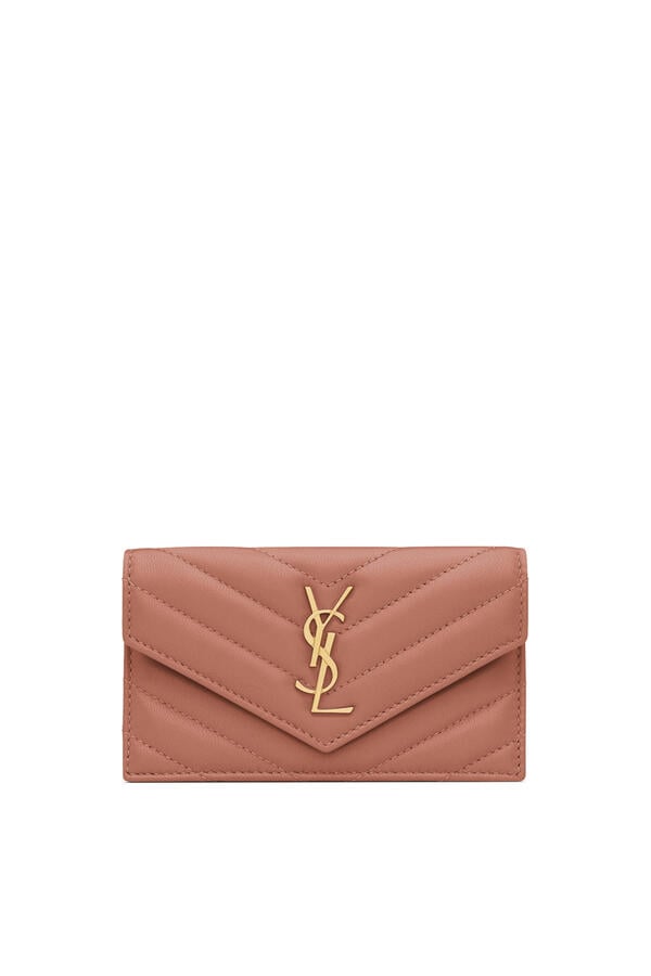 Cassandre Fragments Flap Card Case in Lambskin