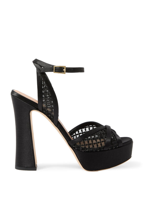 صندل سيلفي 125 بكعب عريض