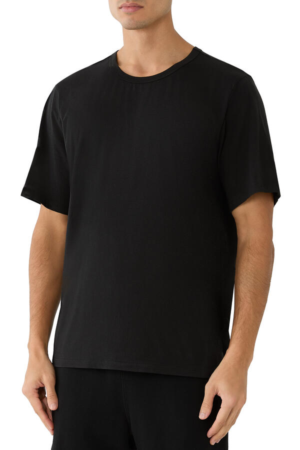 Cotton Stretch Blend Slim Fit Crewneck T-Shirt, Set of 3