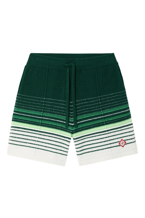 Bouclé Stripe Shorts
