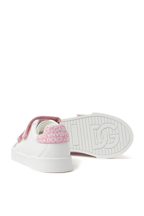 Kids Calfskin Portofino Sneakers