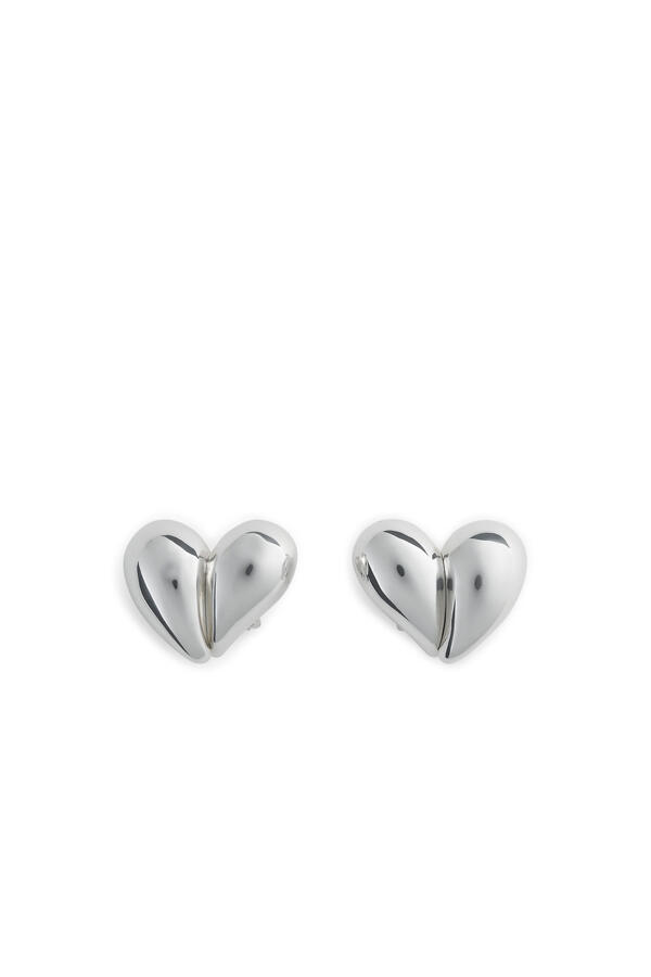 Drop Clip Earrings, Sterling Silver