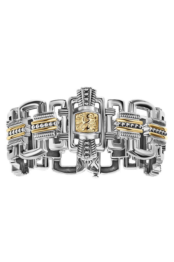Suma Bracelet, 18K Yellow Gold & Sterling Silver