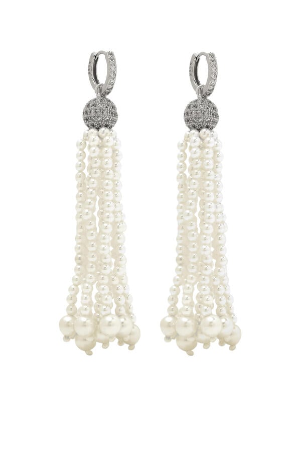 Selina Pearl Tassel Earrings