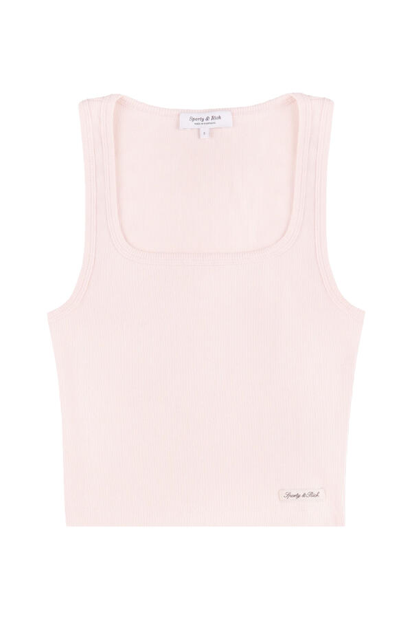  Signature Logo Ribbed Baby Tank