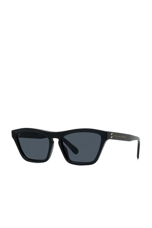 Rectangular Cat-Eye Sunglasses