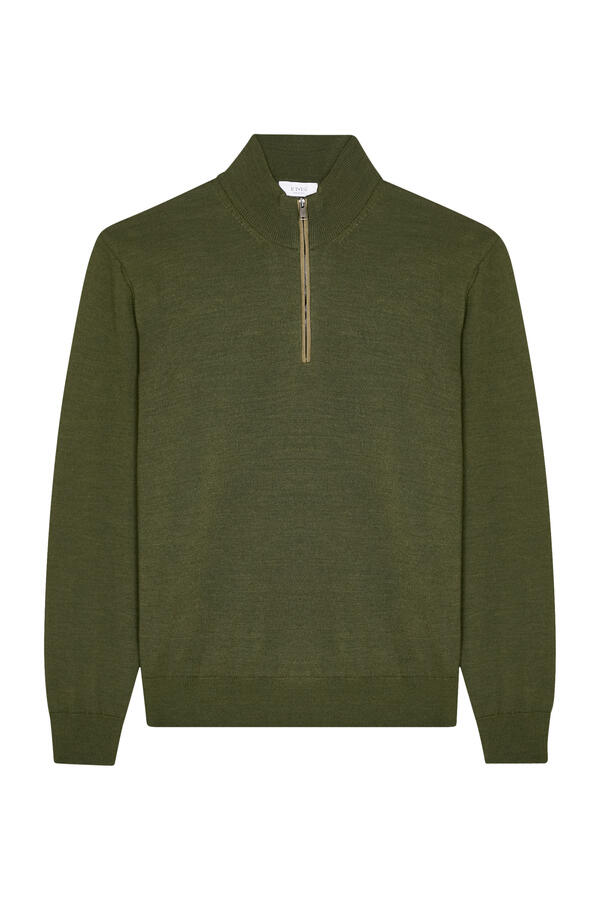Logo Quarter Zip Sweater