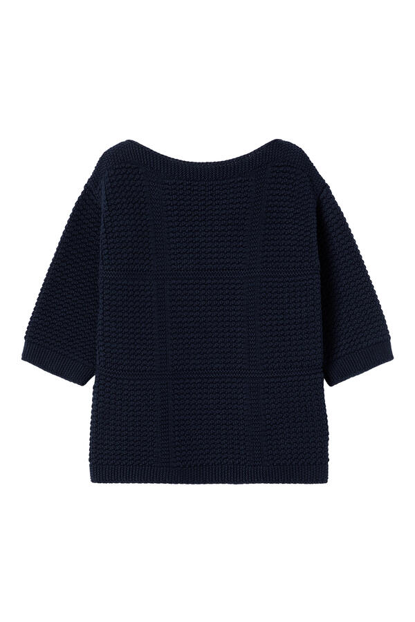 Kids Characters Embroidery Crochet Sweater