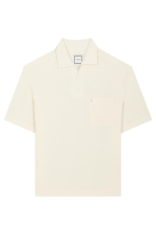 Open Collar T-Shirt