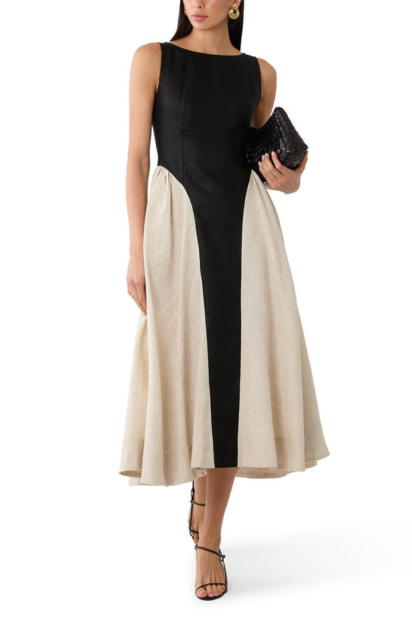 Campbell Linen Midi Dress
