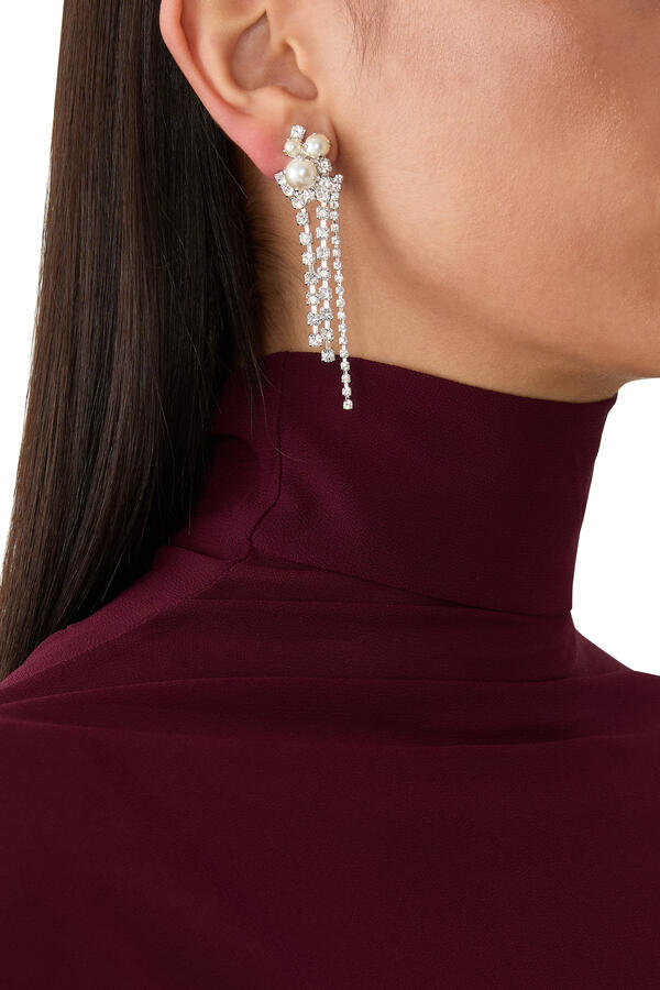 Crystal Mini Star Earrings, 18K Gold-Plated Brass & Swarovski® Crystals