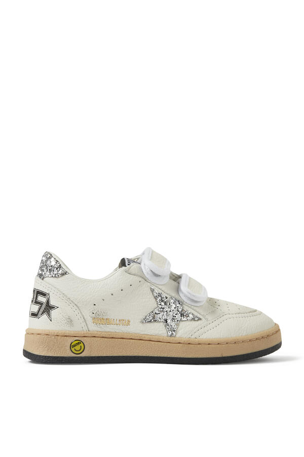 Kids Ball Star Junior In Nappa Upper Glitter Stars Sneakers