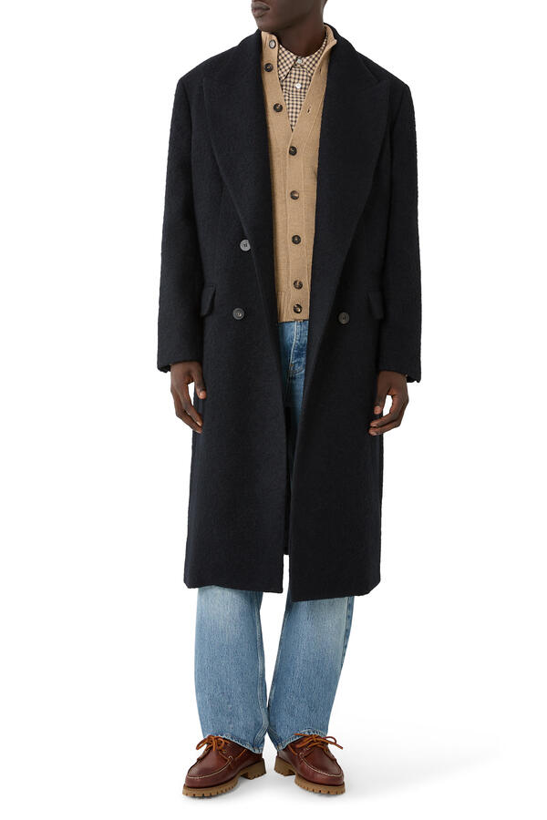 Double-Breasted Long Coat