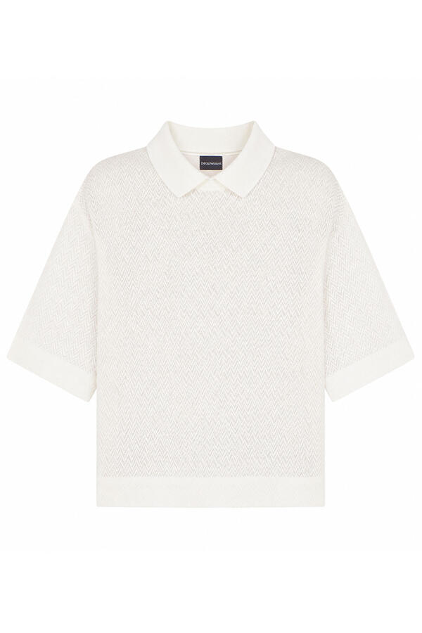 Chevron Pattern Short Sleeve Shirt