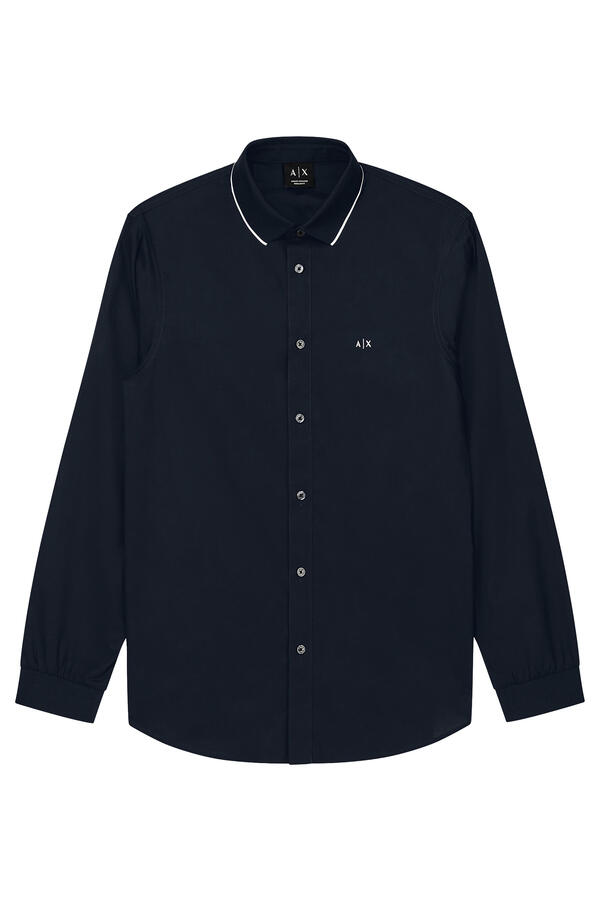 AX Logo Rib Details Shirt