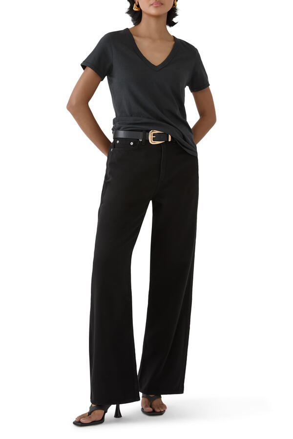 Featherweight Logan Wide-Leg Jeans