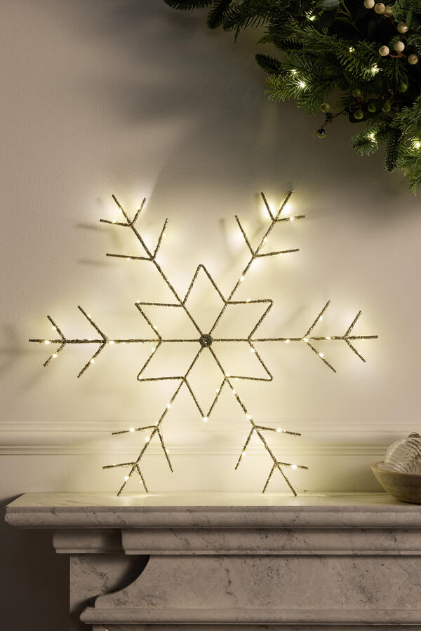 Light Up Snowflake Decoration