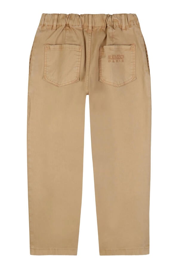 Kids Logo-Embroidered Elasticated Trousers