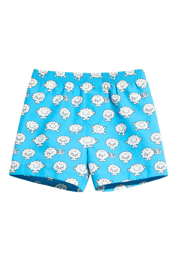 Kids Nylon Froissé Swim Shorts