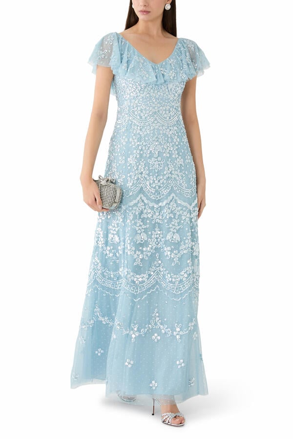 Freya V-Neck Gown