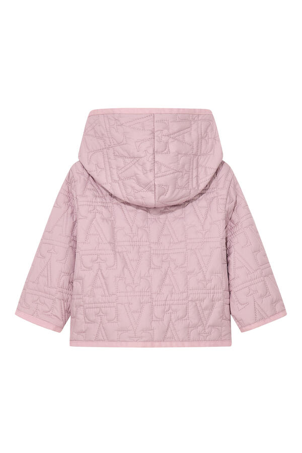 Kids Embossed Pattern Quilted Blouson Jacket